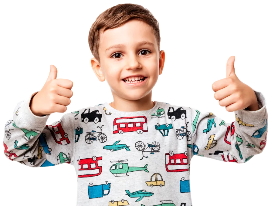 Happy smiling child at Giggle and Grow TX