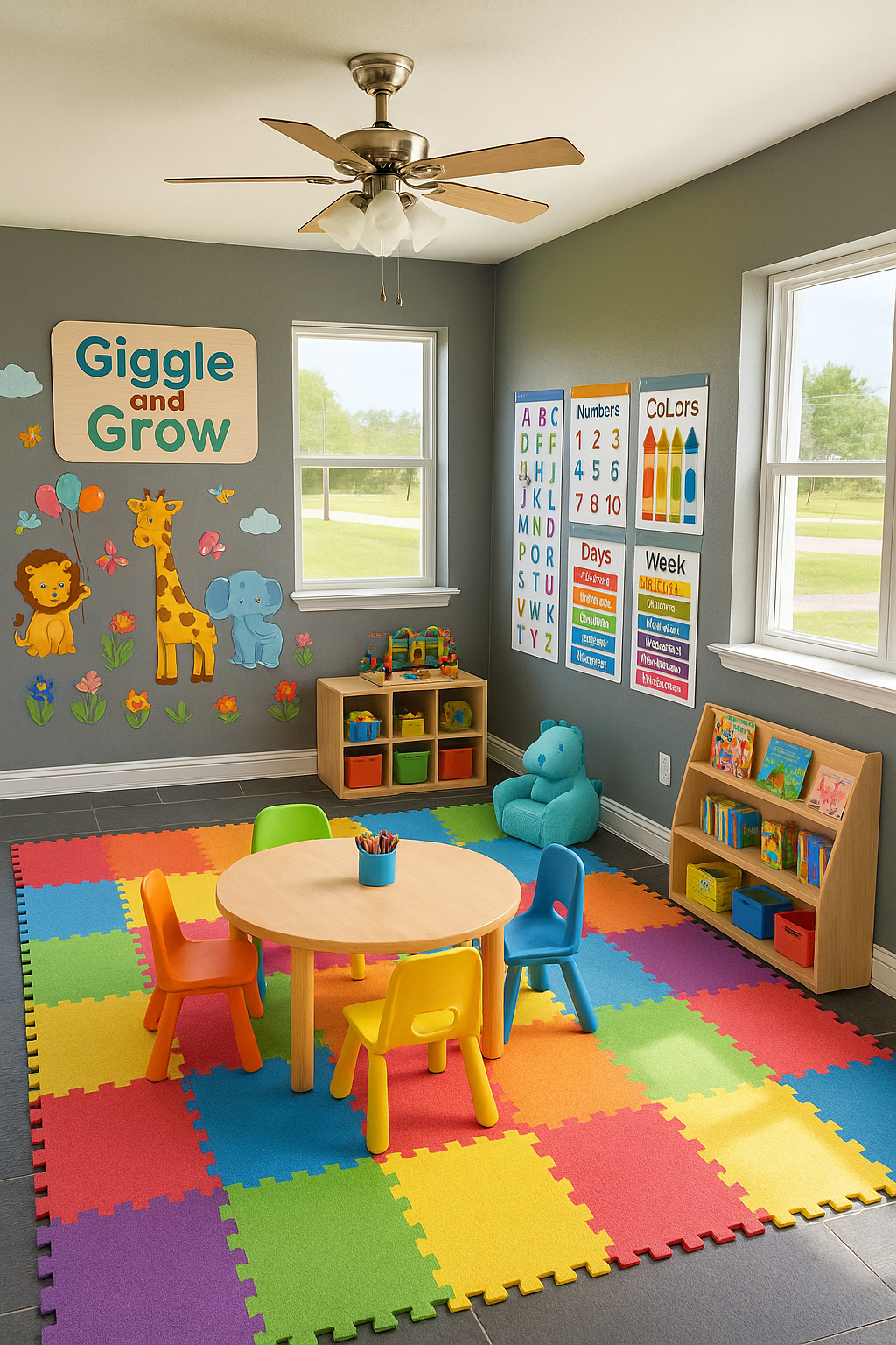 Daycare Learning and Play Room
