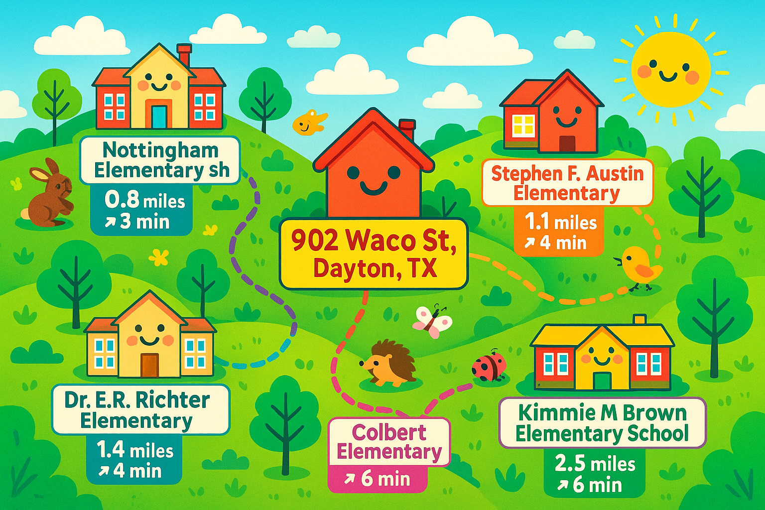Nearby Schools Map
